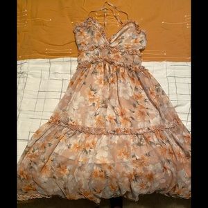 Red dress boutique dress, Small